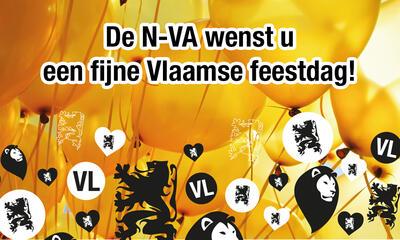 De N-VA wenst u een fijne Vlaamse feestdag