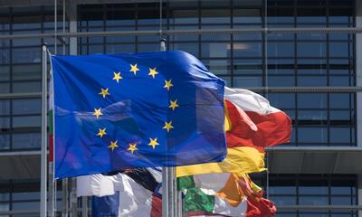 vlaggen Europa en Europese landen