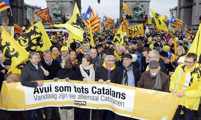 demonstratie Catalanen