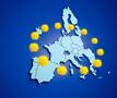 Kaart Europese Unie corona