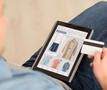 online shoppen op tablet