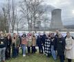 N-VA-delegatie in Tihange voor Stand-up for Nuclear-manifestatie